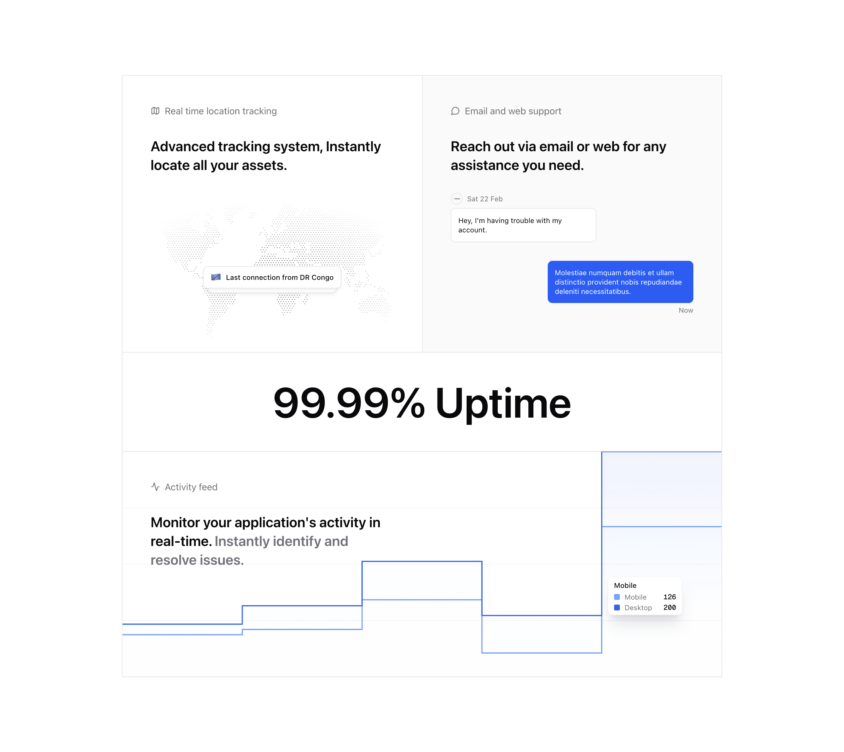 Tailark Dusk features section