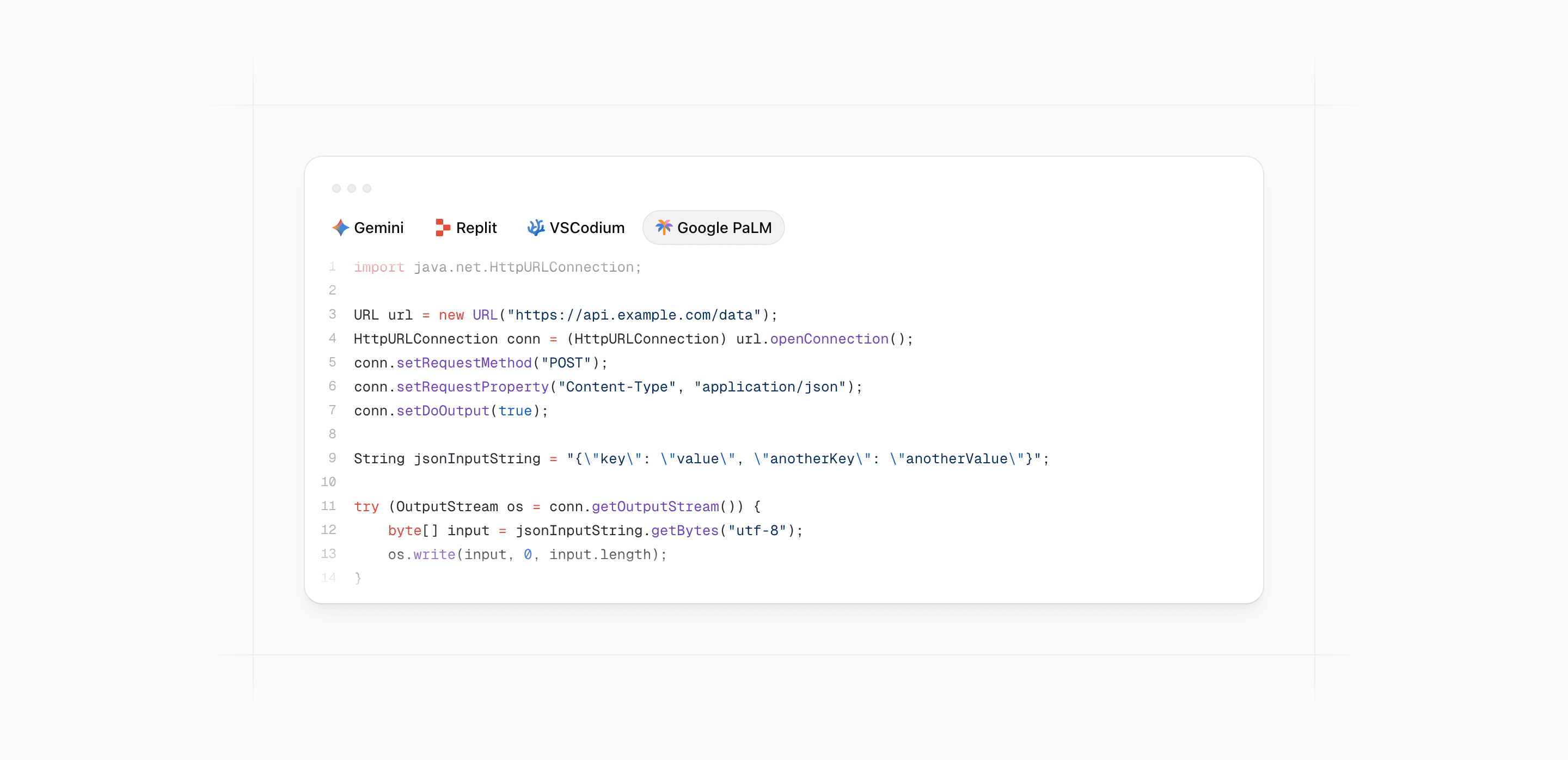 Shadcn Code Demo Block One preview built with Shadcn UI and Tailwind CSS
