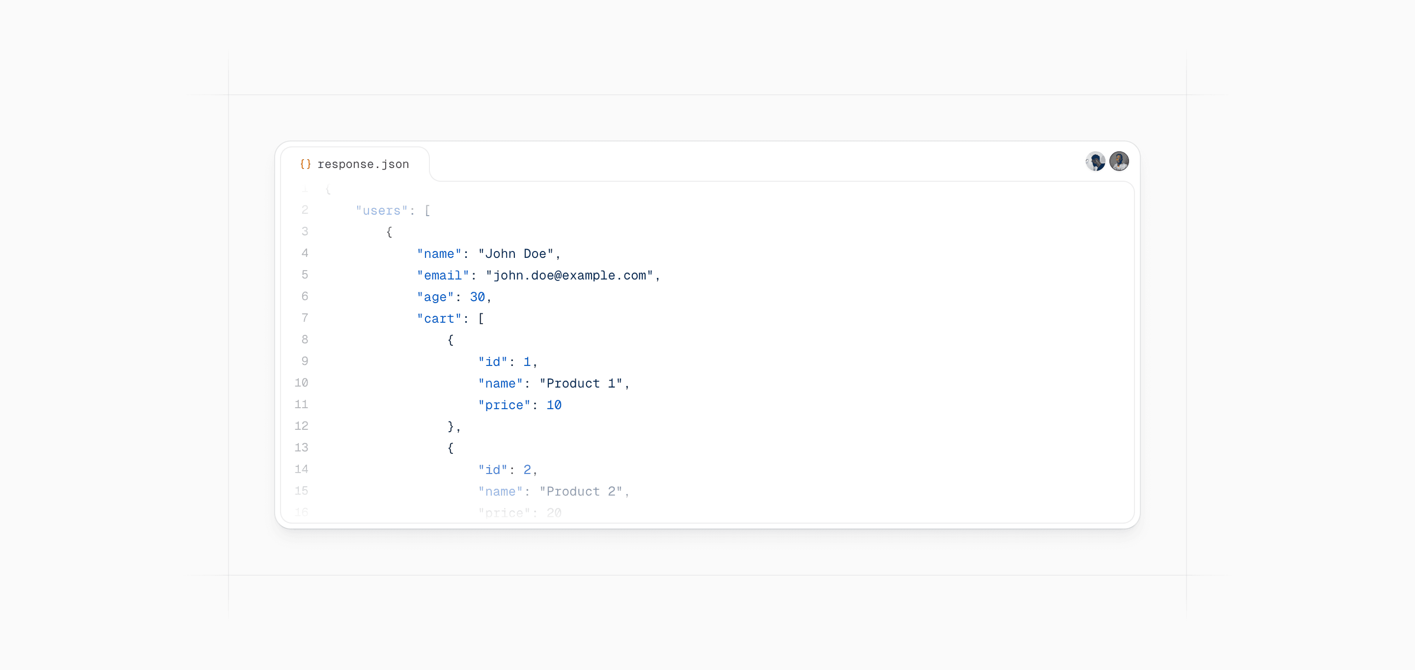 Shadcn Code Demo Block Two preview built with Shadcn UI and Tailwind CSS