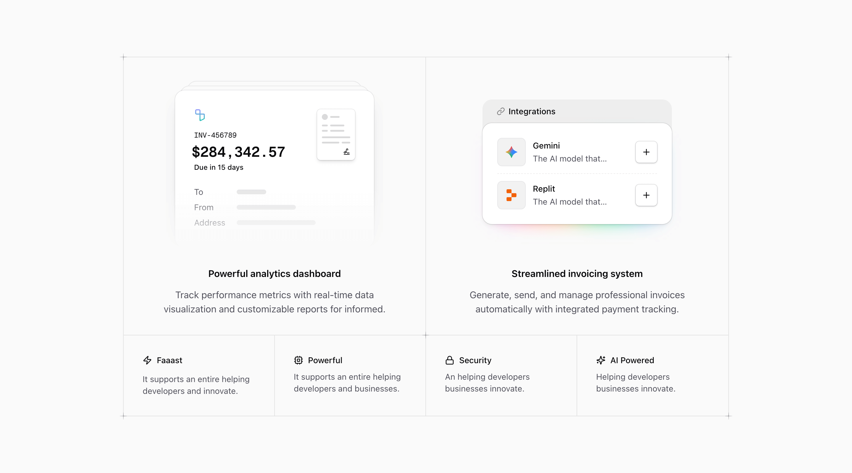 Shadcn Feature Blocks preview built with Shadcn UI and Tailwind CSS