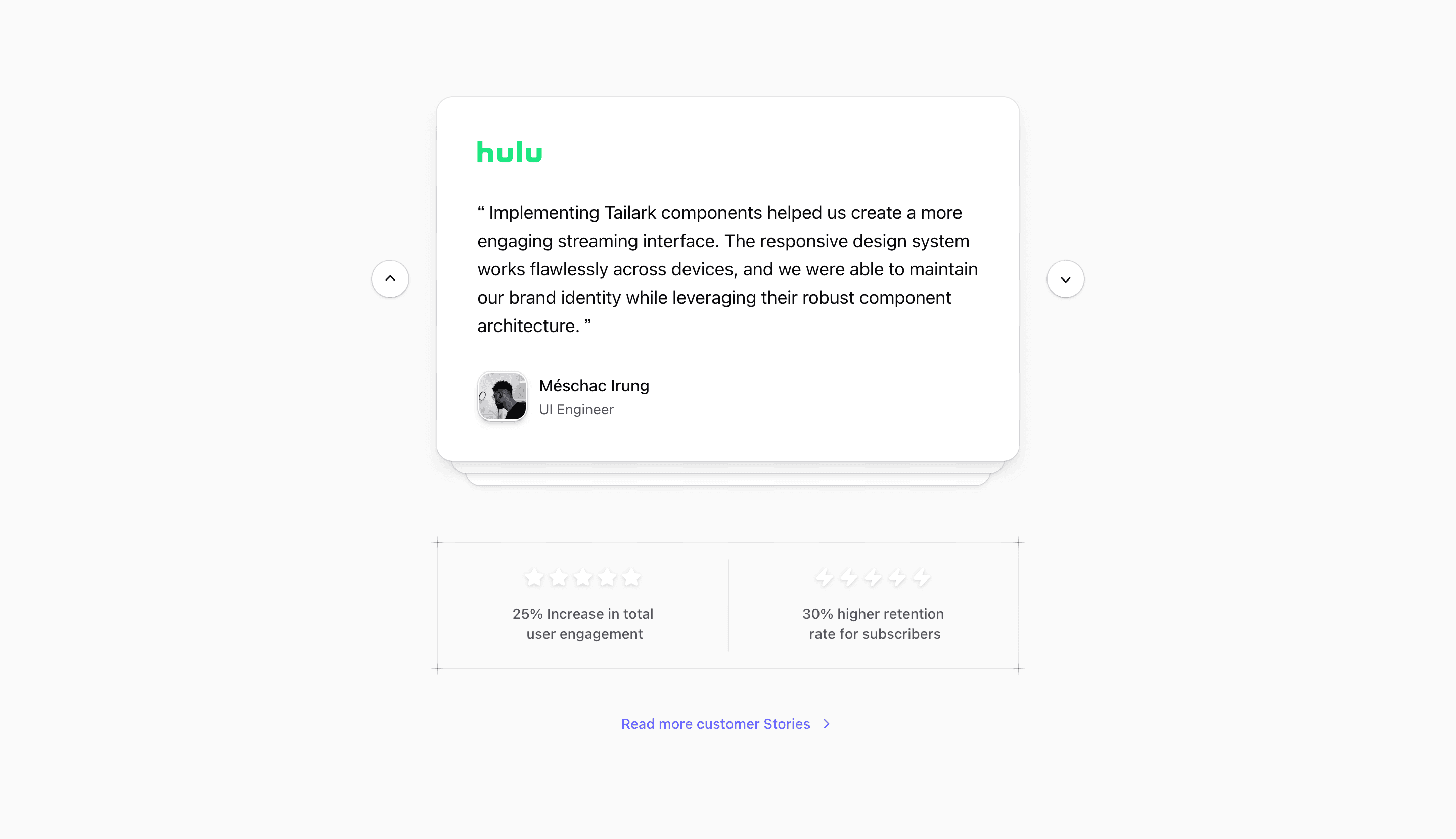 Shadcn Testimonial Blocks preview built with Shadcn UI and Tailwind CSS