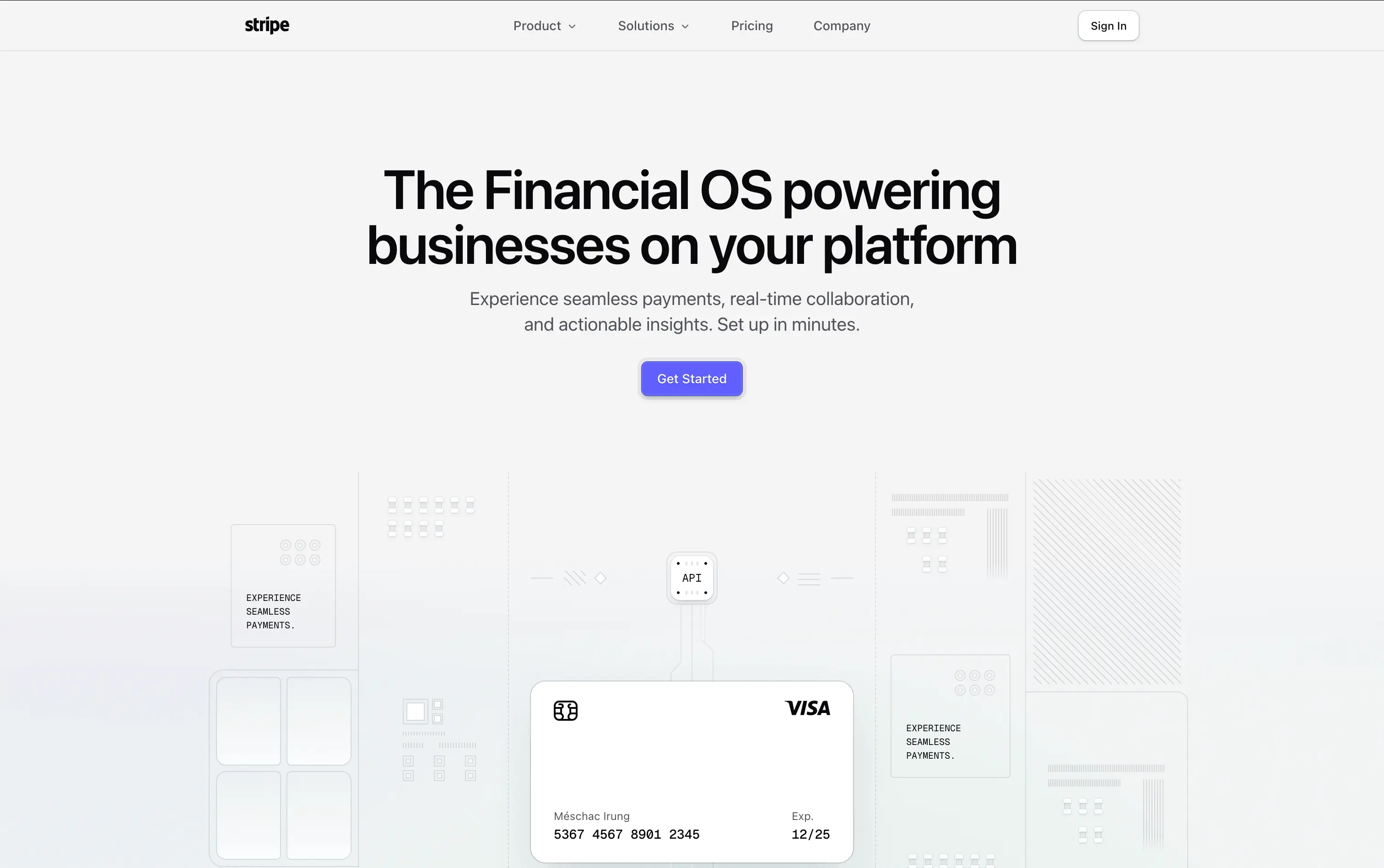 Libre landing page
