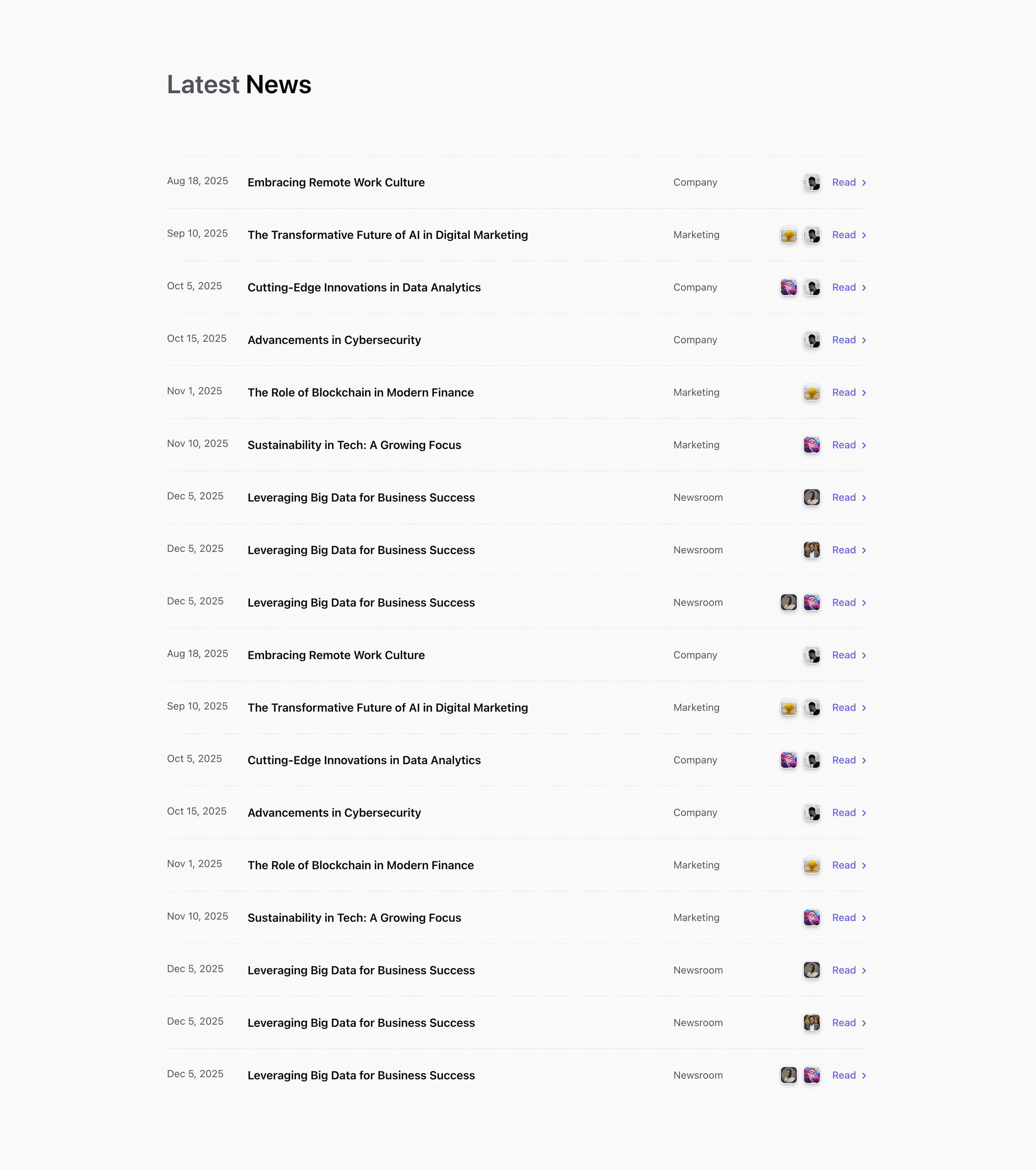Shadcn Blog Block Two preview built with Shadcn UI and Tailwind CSS