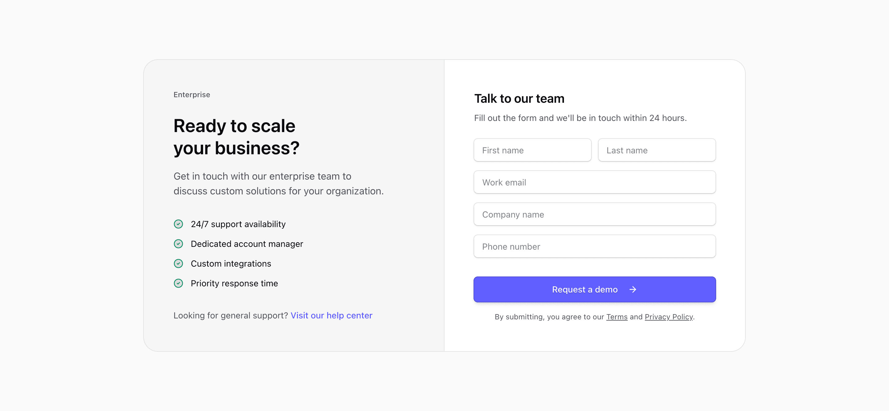 Shadcn Contact Block Seven preview built with Shadcn UI and Tailwind CSS