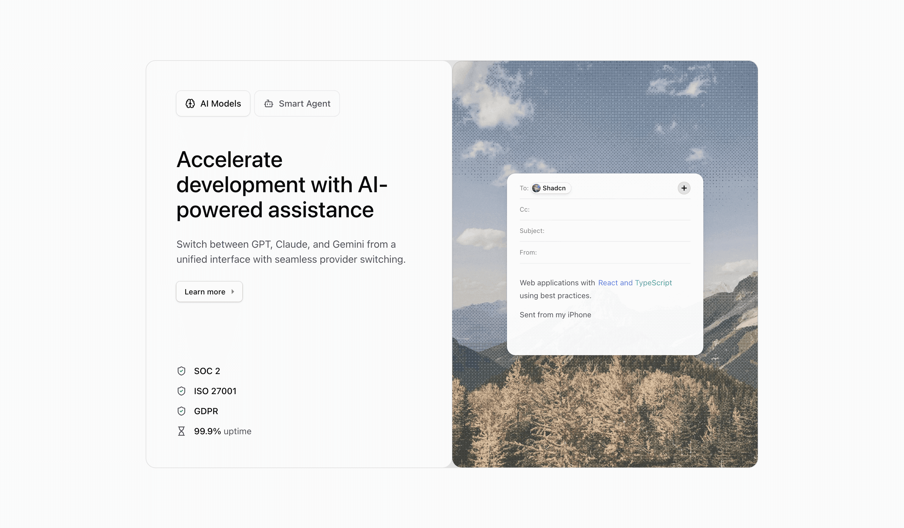 Shadcn Expandable Feature Block Seventeen preview built with Shadcn UI and Tailwind CSS