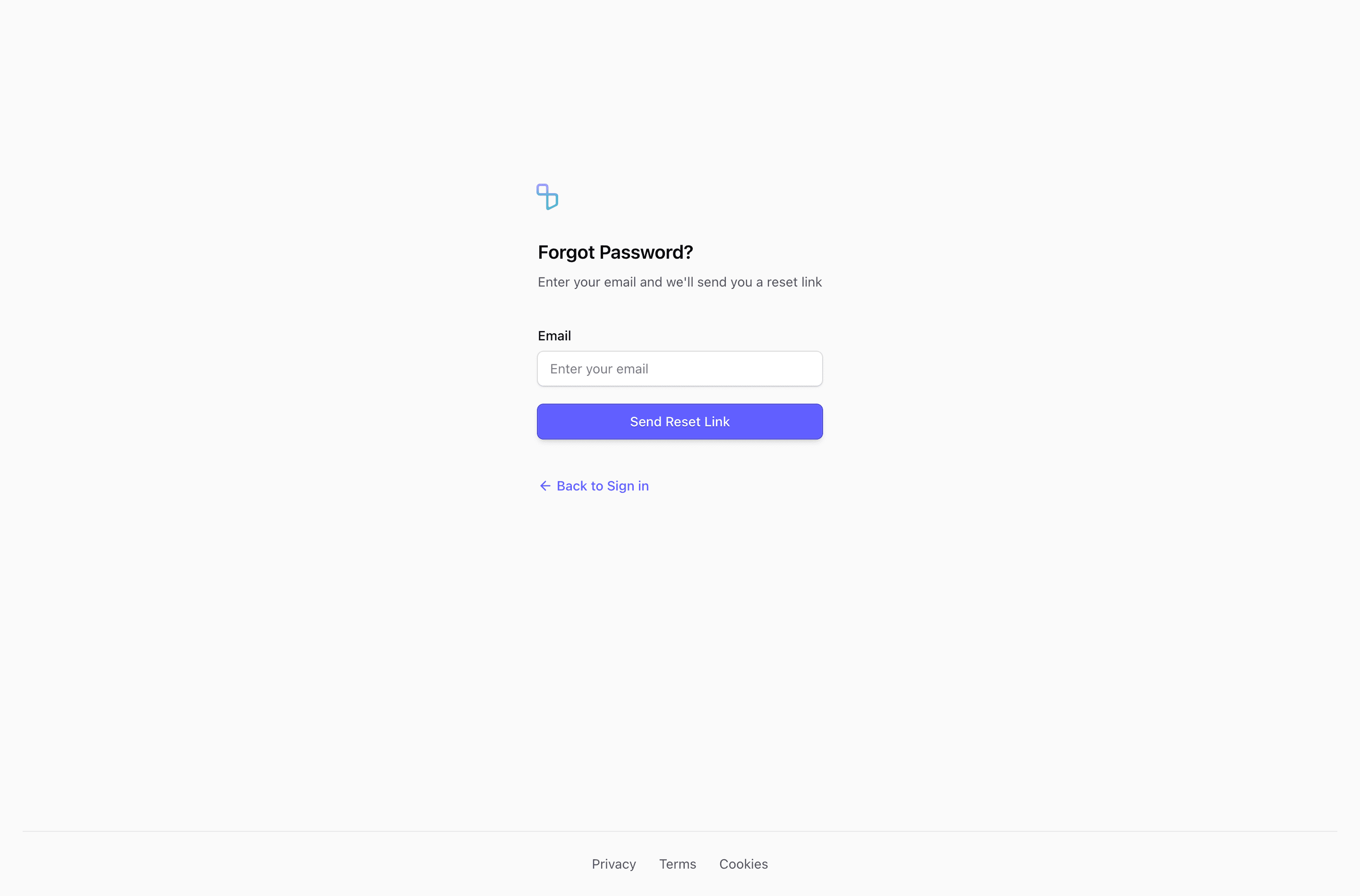 Shadcn Forgot Password Blocks preview built with Shadcn UI and Tailwind CSS