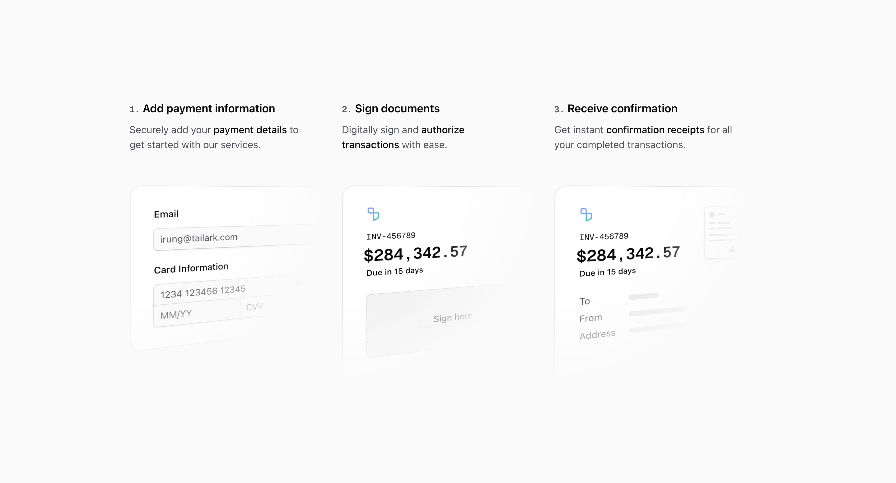 Shadcn How It Works Block One preview built with Shadcn UI and Tailwind CSS