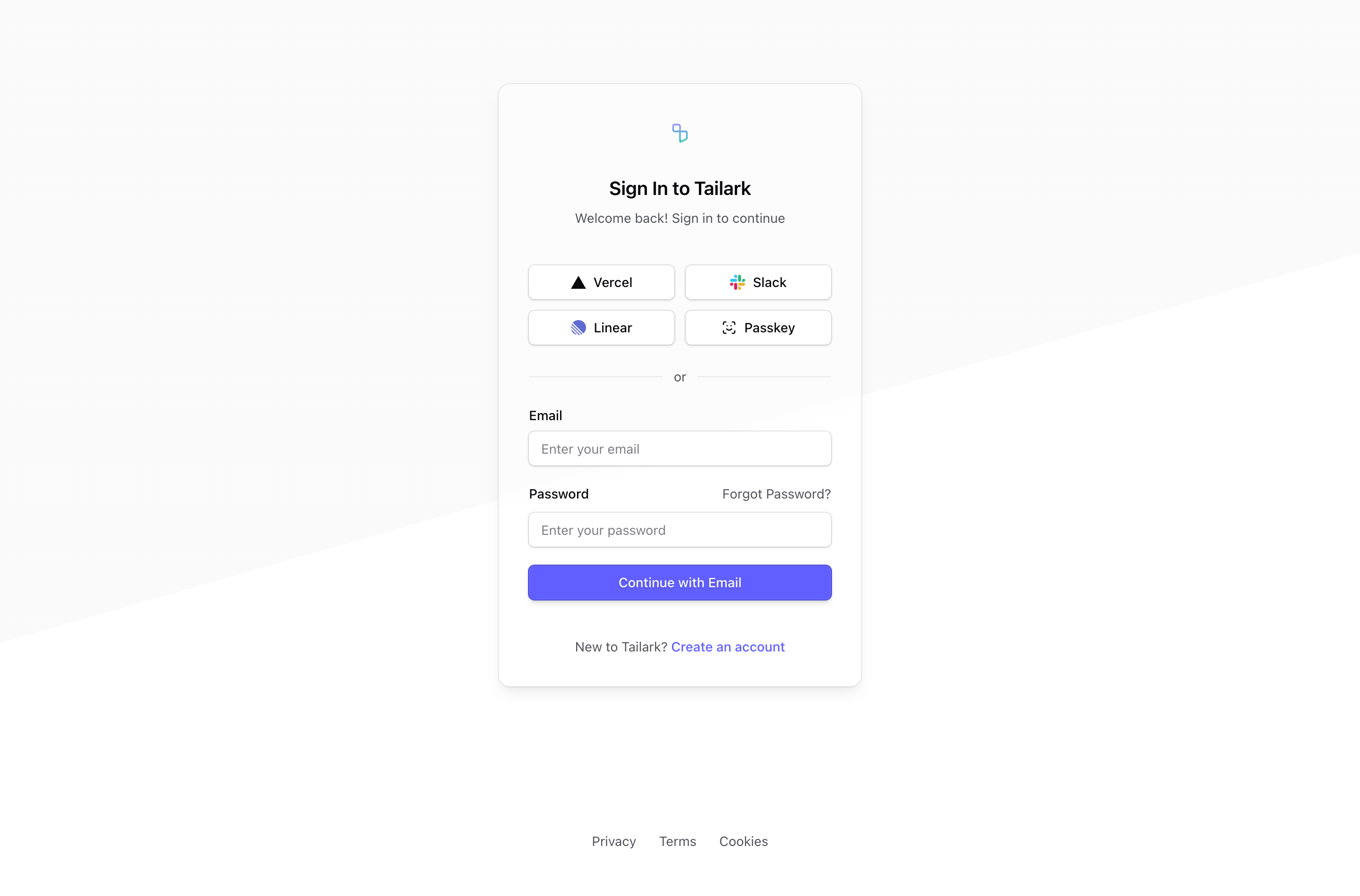 Shadcn Login Block Four preview built with Shadcn UI and Tailwind CSS