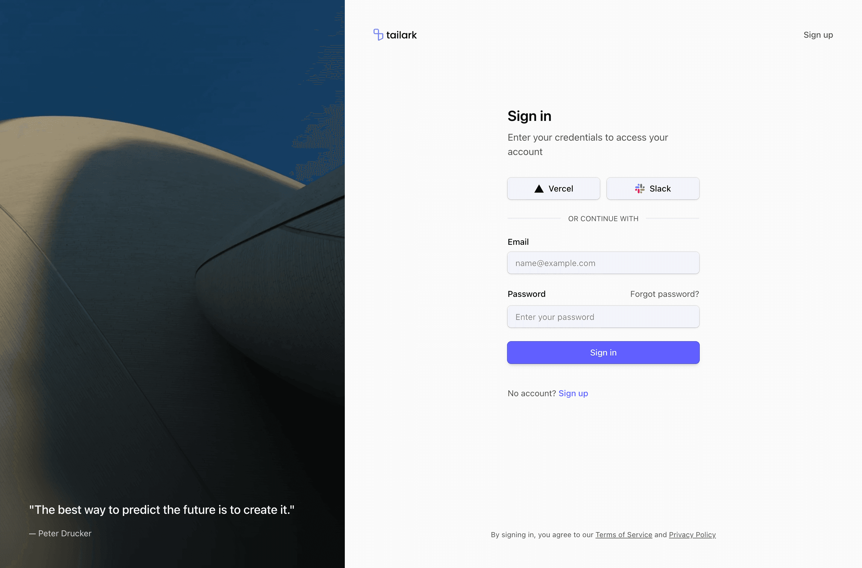 Shadcn Login Block Five preview built with Shadcn UI and Tailwind CSS