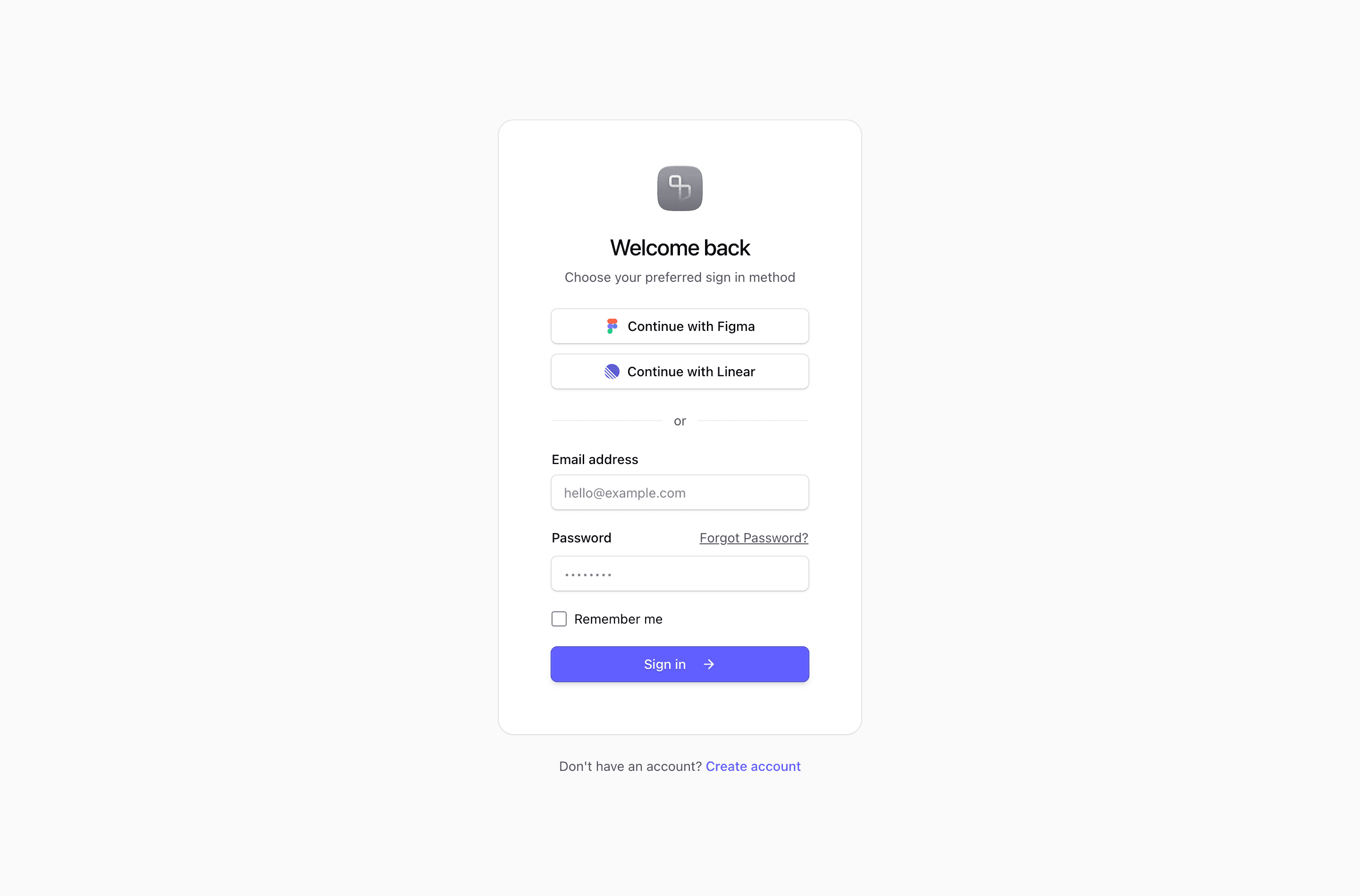 Shadcn Login Block Six preview built with Shadcn UI and Tailwind CSS