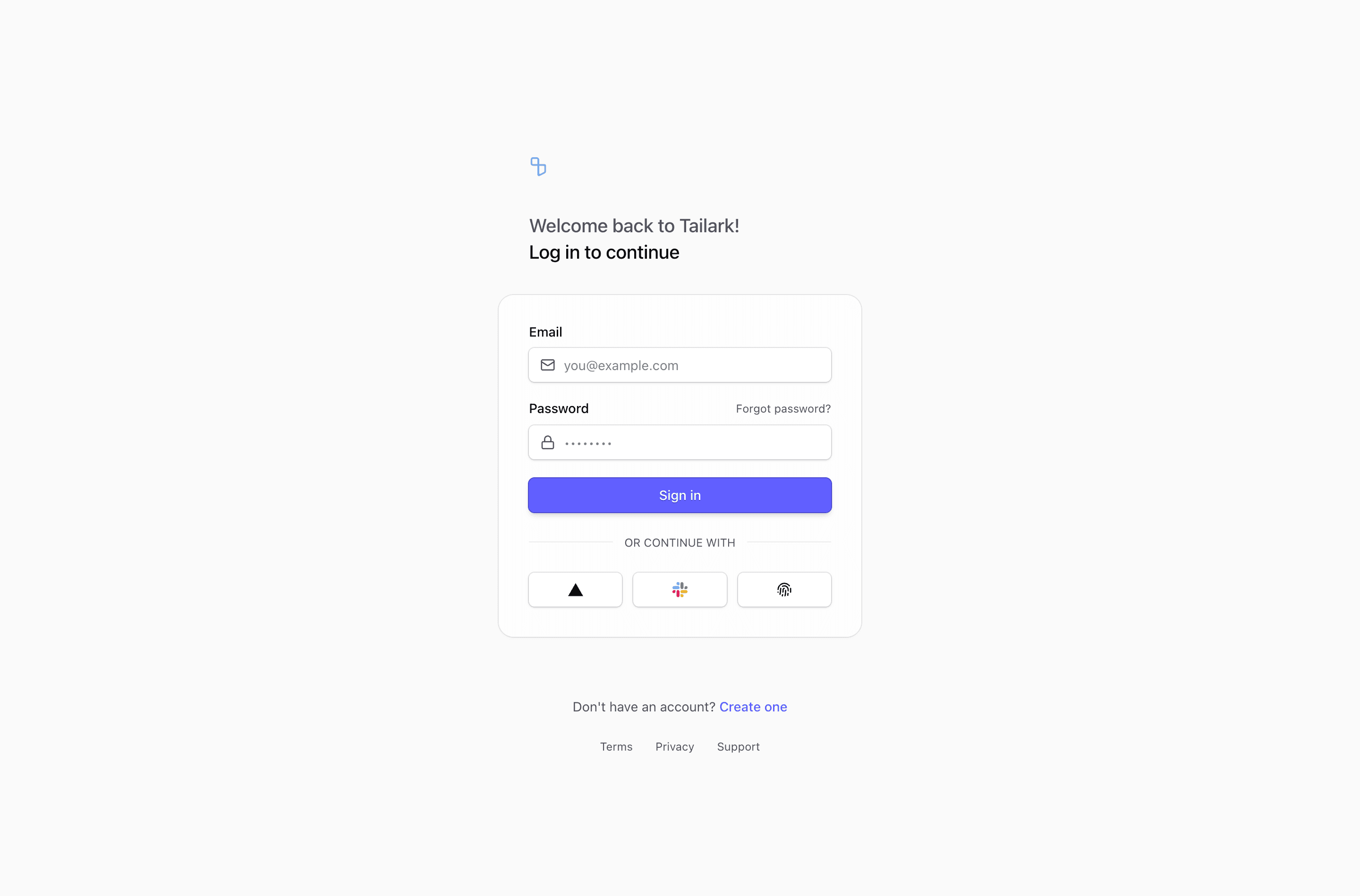 Shadcn Login Block Eight preview built with Shadcn UI and Tailwind CSS