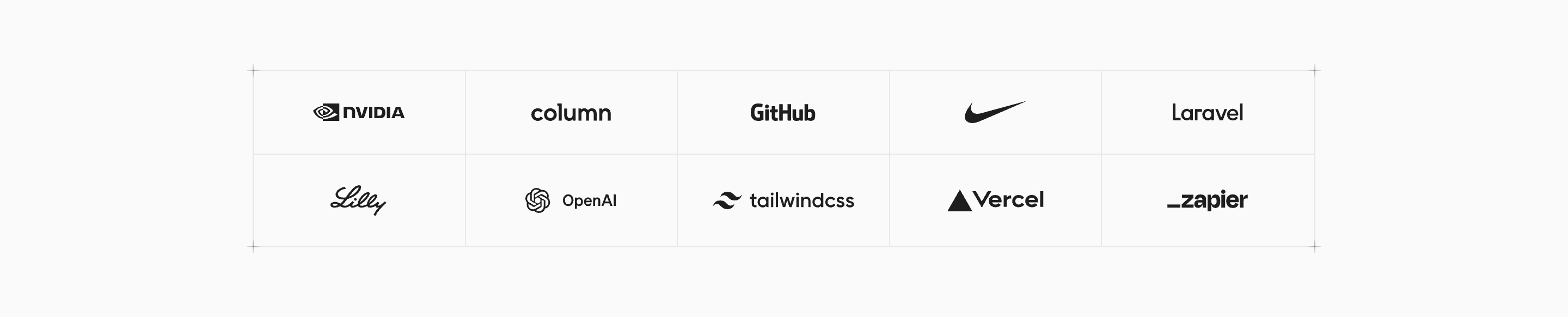 Shadcn Logo Cloud Block Five preview built with Shadcn UI and Tailwind CSS