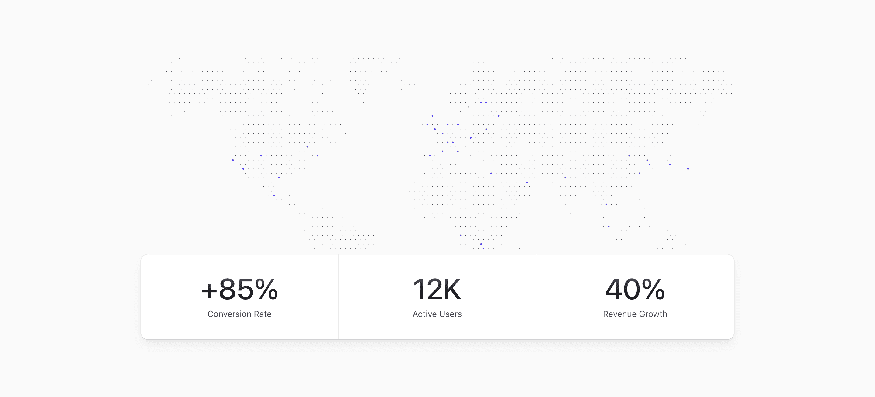 Shadcn Stats Block Eight preview built with Shadcn UI and Tailwind CSS