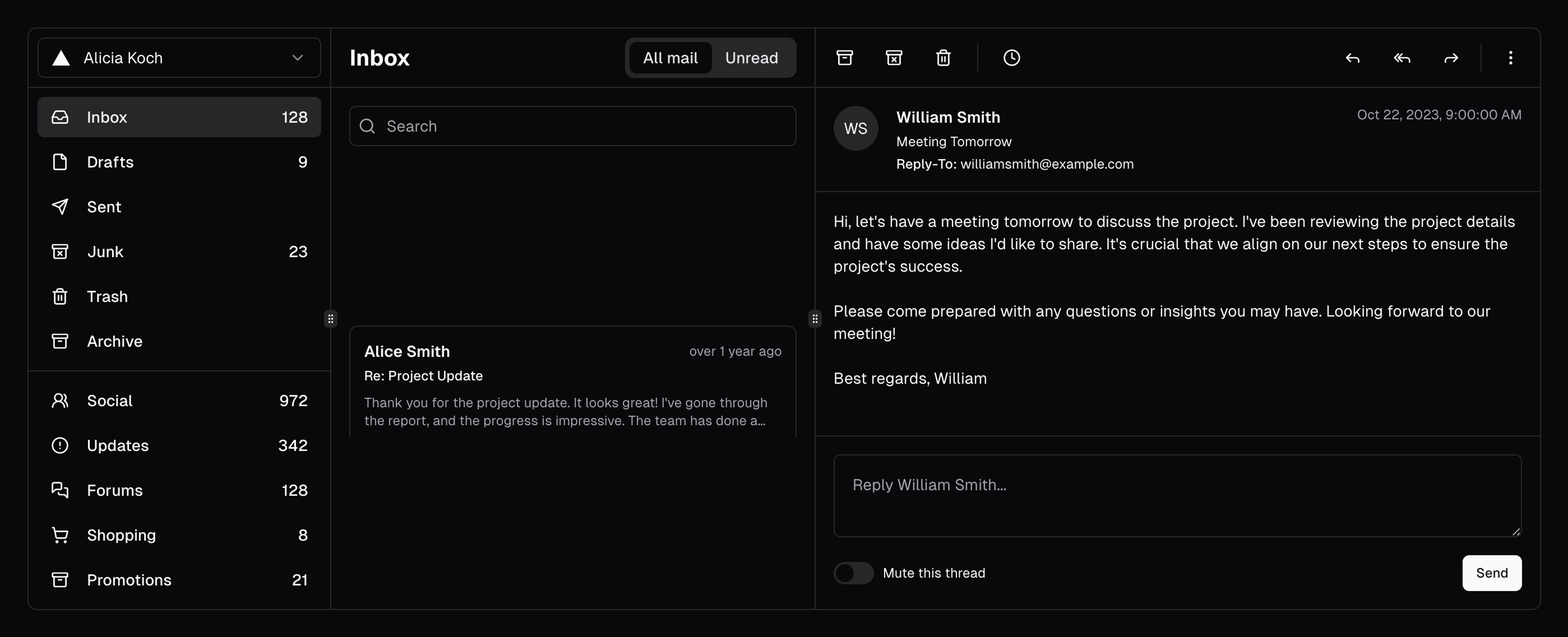 Course interface illustration dark